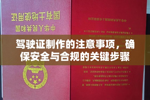 泽普驾驶证制作的注意事项，确保安全与合规的关键步骤
